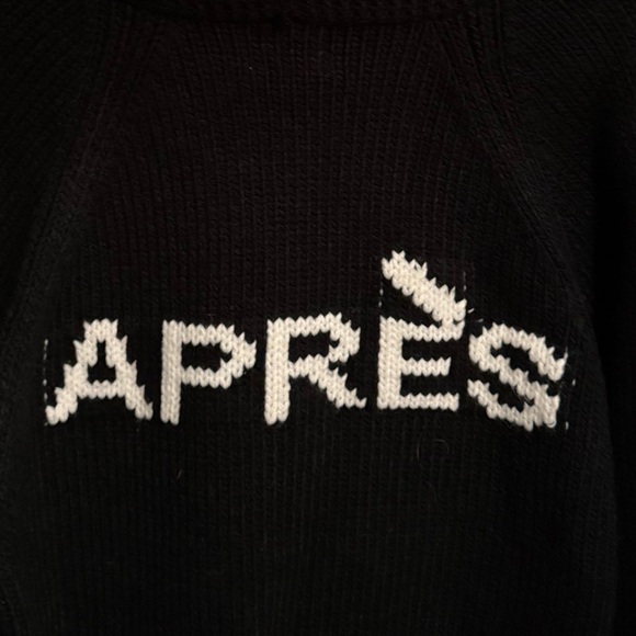 Pink Pineapple Shawl Collar Button Down Apres Ski Cardigan Sweater - Picture 3 of 8